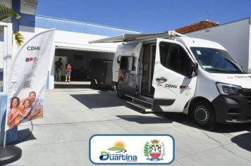 CDHU Móvel está atendendo em Duartina