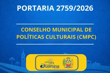 Portaria 2759/2026 do Conselho Municipal de Políticas Culturais (CMPC)