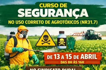 Curso de Segurança no Uso Correto de Agrotóxicos (NR31.7)