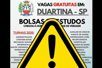 COMUNICADO OFICIAL SOBRE BOLSAS DE ESTUDOS