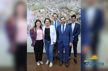 OAB Bauru realiza visita institucional à prefeita de Duartina, Suzy SimãoA