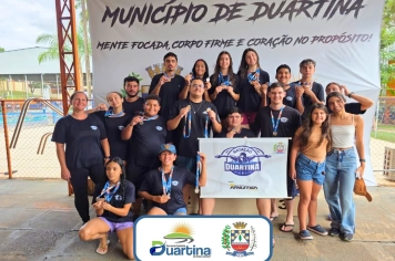 Duartina foi o palco da natação neste sábado (8)