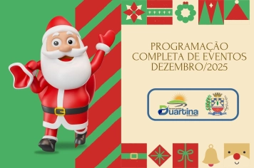 PROGRAMAÇÃO COMPLETA DE EVENTOS DESTE MÊS DE DEZEMBRO