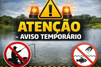 Prefeitura de Duartina orienta população a evitar contato com a água e pesca no lago do Eco Parque Ciro Simão