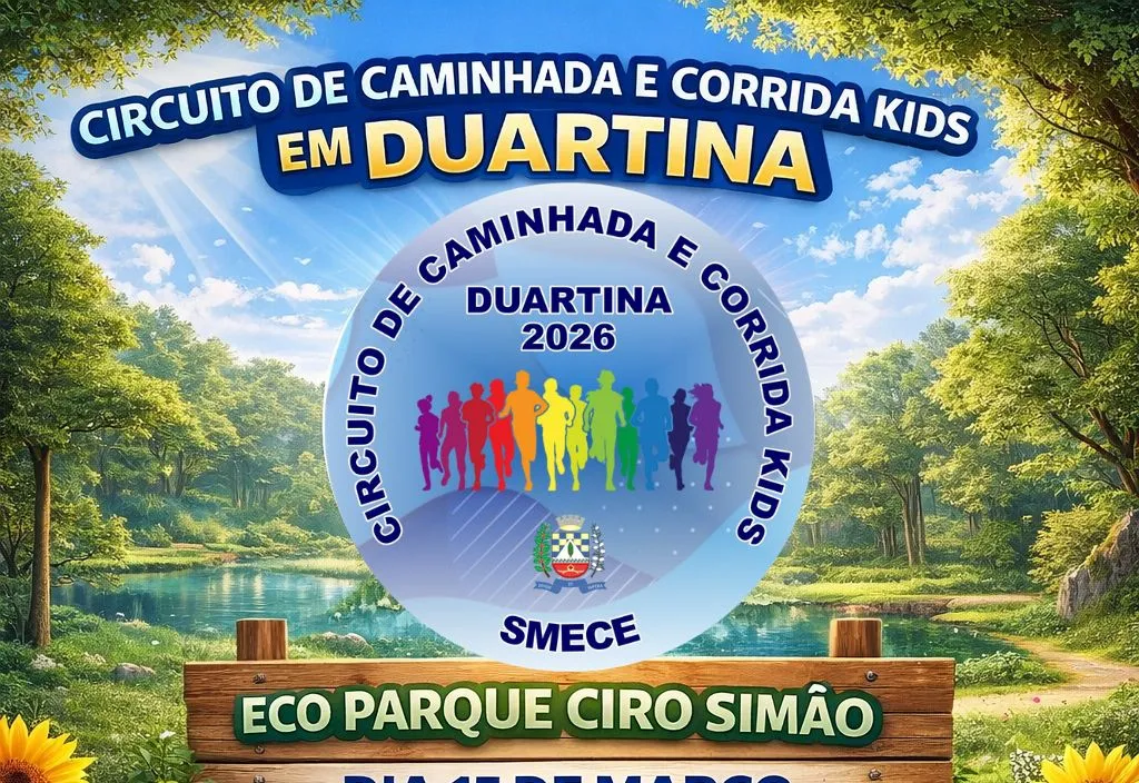 Duartina recebe o Circuito de Caminhada e Corrida Kids 2026