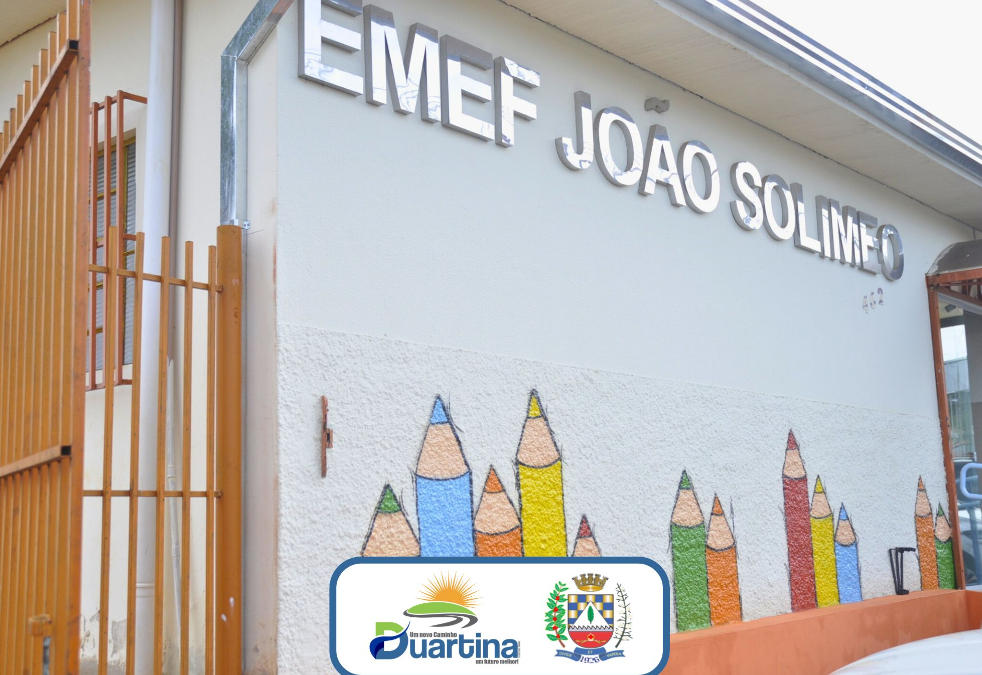 Mais cor e alegria na EMEF João Solimeo!