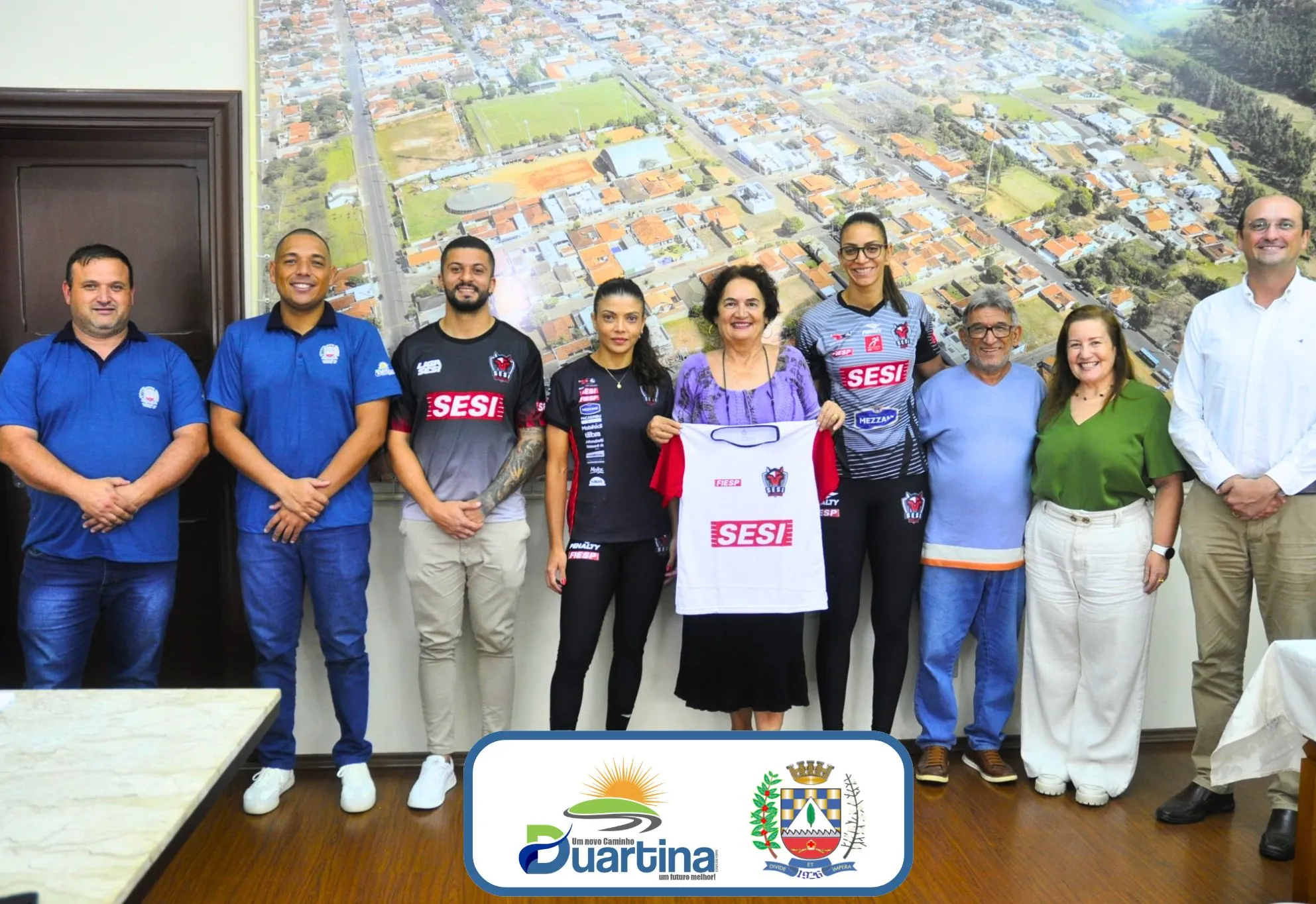 Prefeitura de Duartina oficializa parceria com o SESI para fortalecer o esporte de base no município