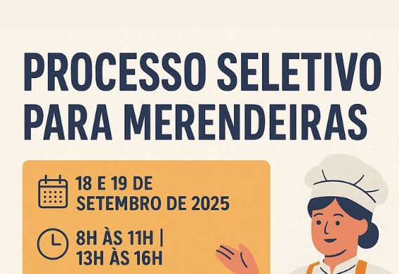 Processo Seletivo para Merendeiras 