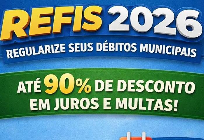 REFIS 2026: Prefeitura de Duartina oferece até 90% de desconto em juros e multas de débitos municipais